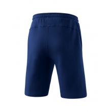 Erima Freizeithose Essential Sweatshorts kurz - weicher Baumwollmix, leichter Stretch - navyblau Herren